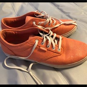 PINK/ORANGE ROSE WOMENS VANS